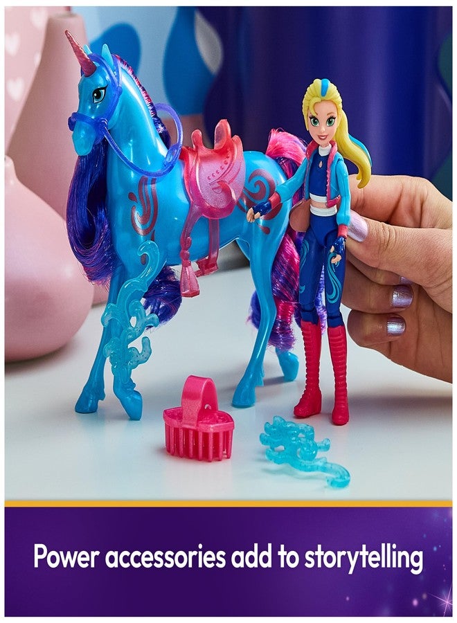 Unicorn Academy أكاديمية يونيكورن، مجموعة إيزابيل وريفر "قوة الصداقة" مع سرج وإكسسوارات، دمى وألعاب يونيكورن، هدايا وهدايا صغيرة للفتيات من عمر 4 سنوات فما فوق - Image 4